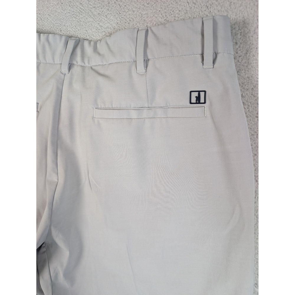 Johnnie-O Mulligan Performance Golf Shorts Mens 32 Gray Stretch Flat Front - Picture 10 of 11